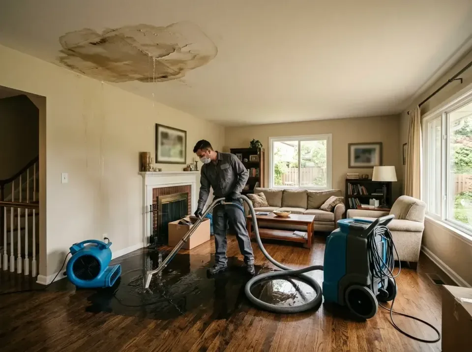 attic-pipe-burst-ceiling-drip-008 — frequently asked questions, Water Damage Restoration & Carpet Care in Bressler, PA